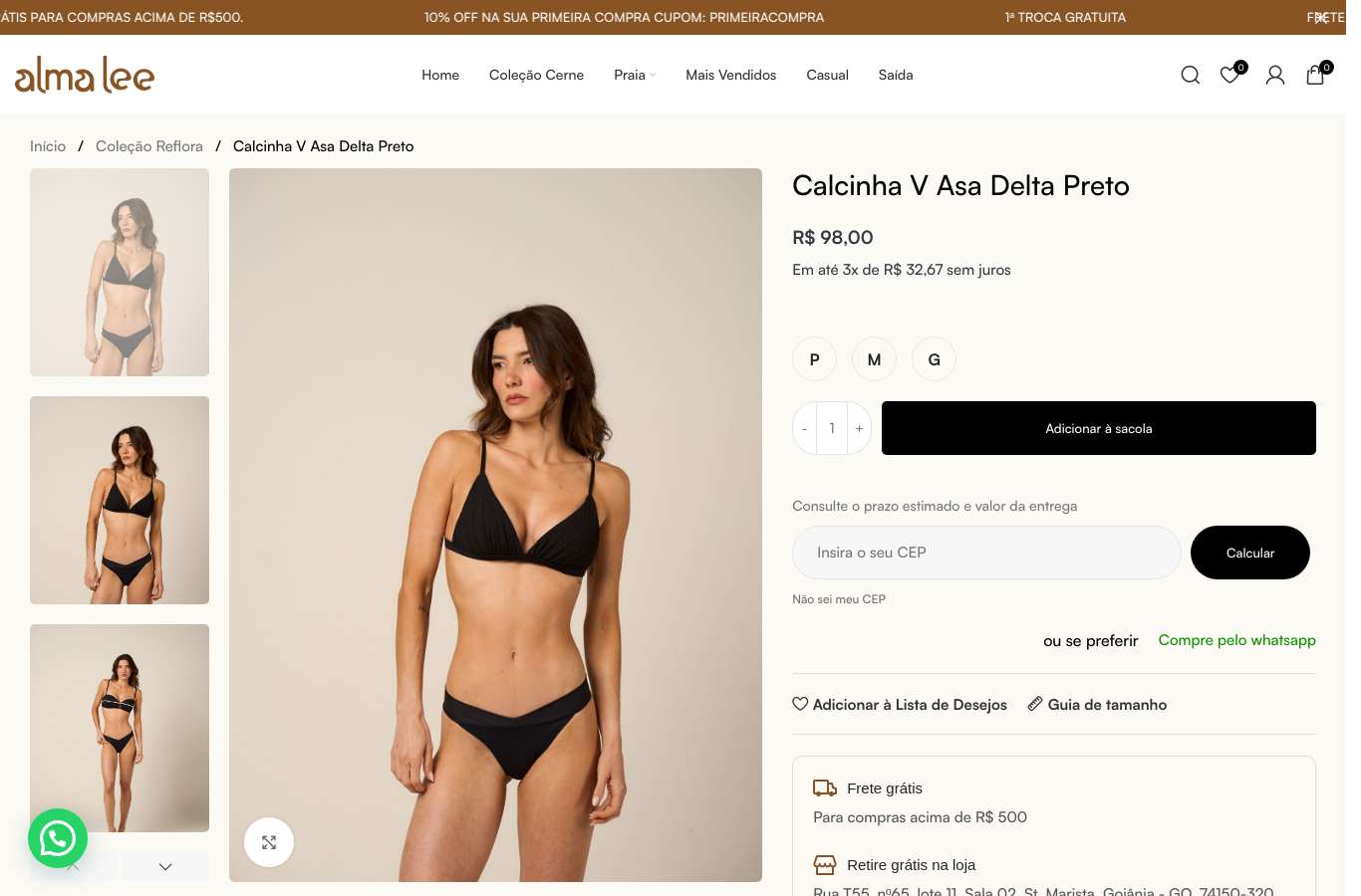 Página de produto