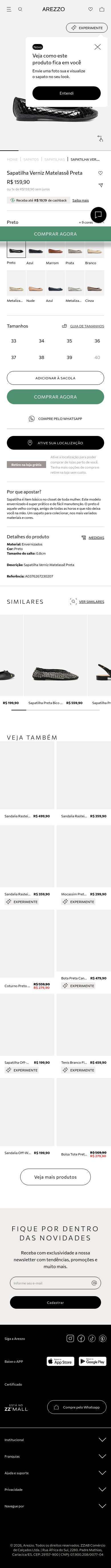 Página de produto · mobile (390px)