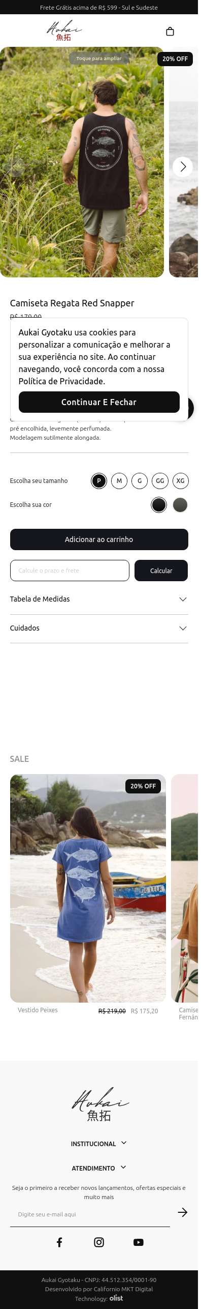 Página de produto · mobile (390px)