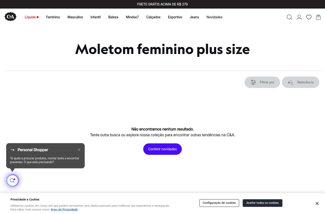 Vitrine de categoria