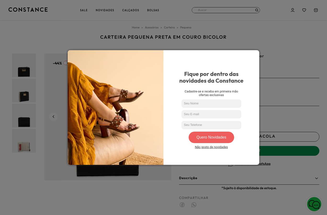 Página de produto
