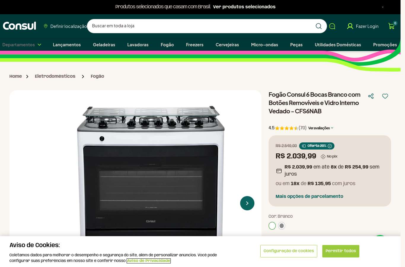 Página de produto
