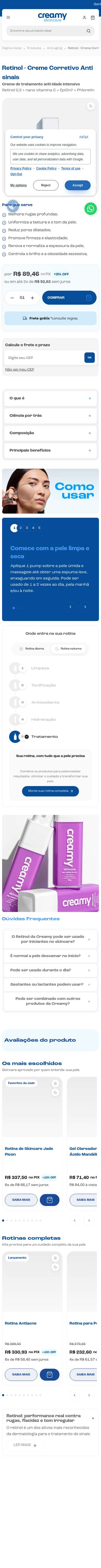 Página de produto · mobile (390px)