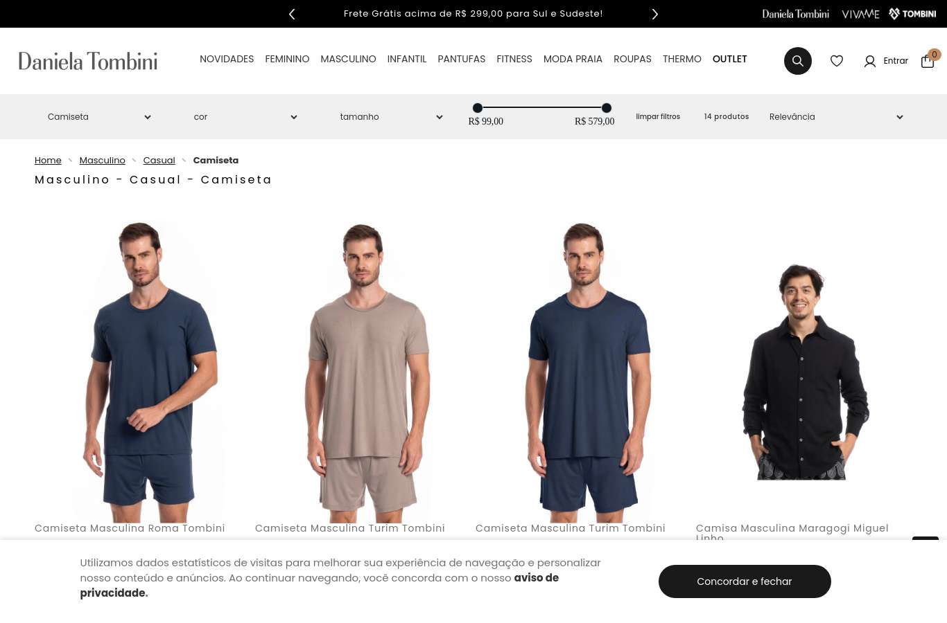 Vitrine de categoria