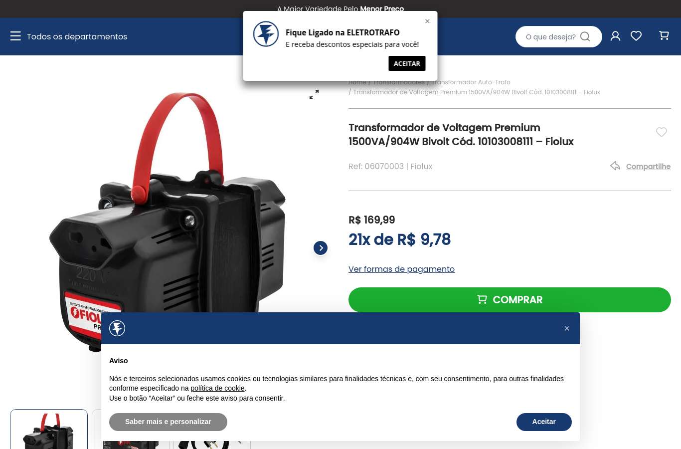 Página de produto