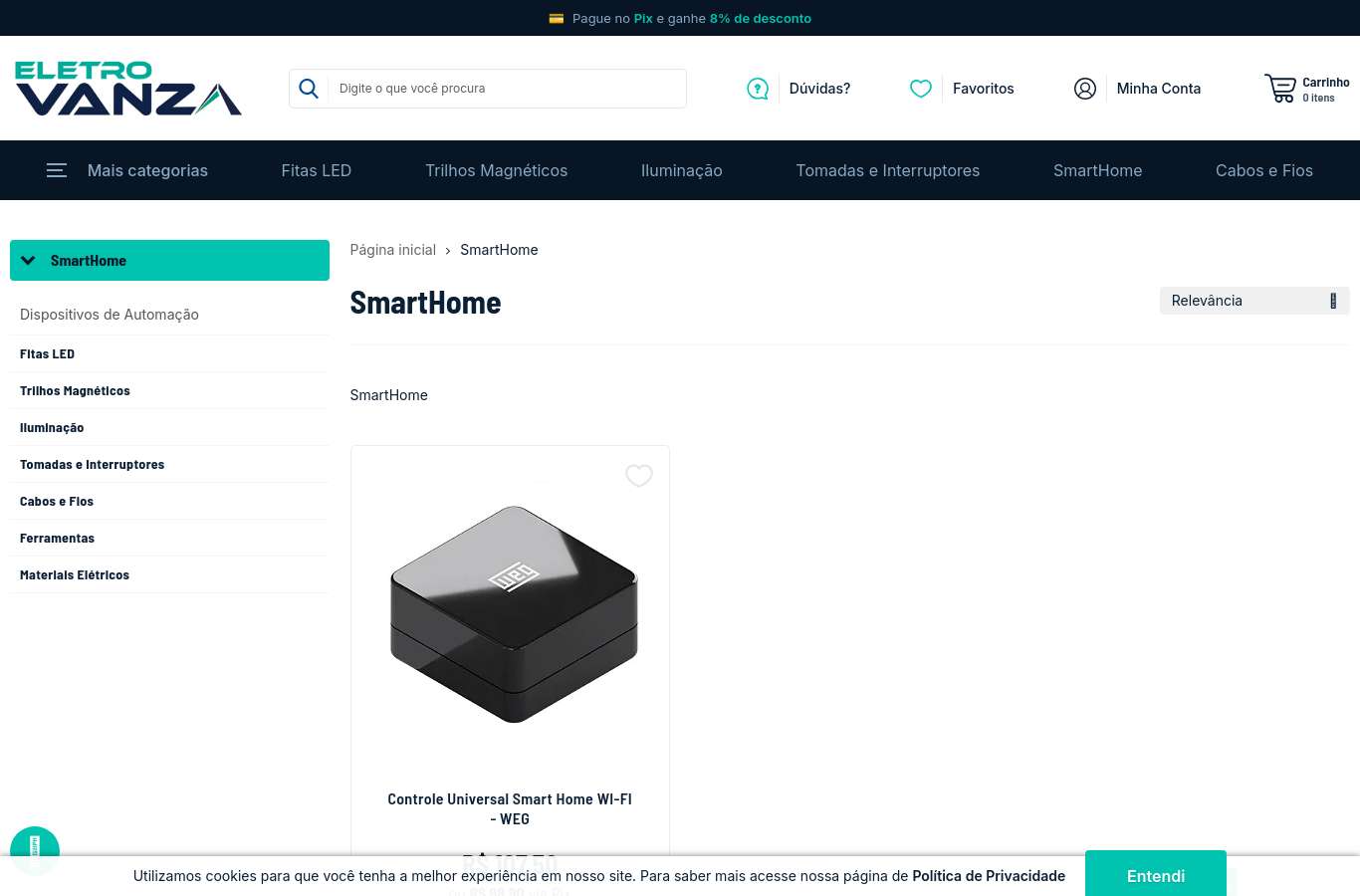 Vitrine de categoria