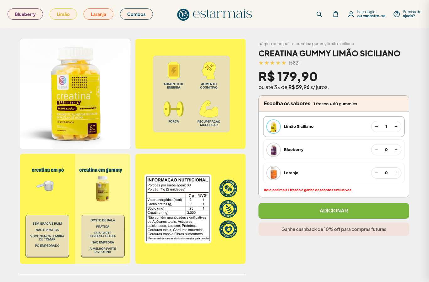 Página de produto