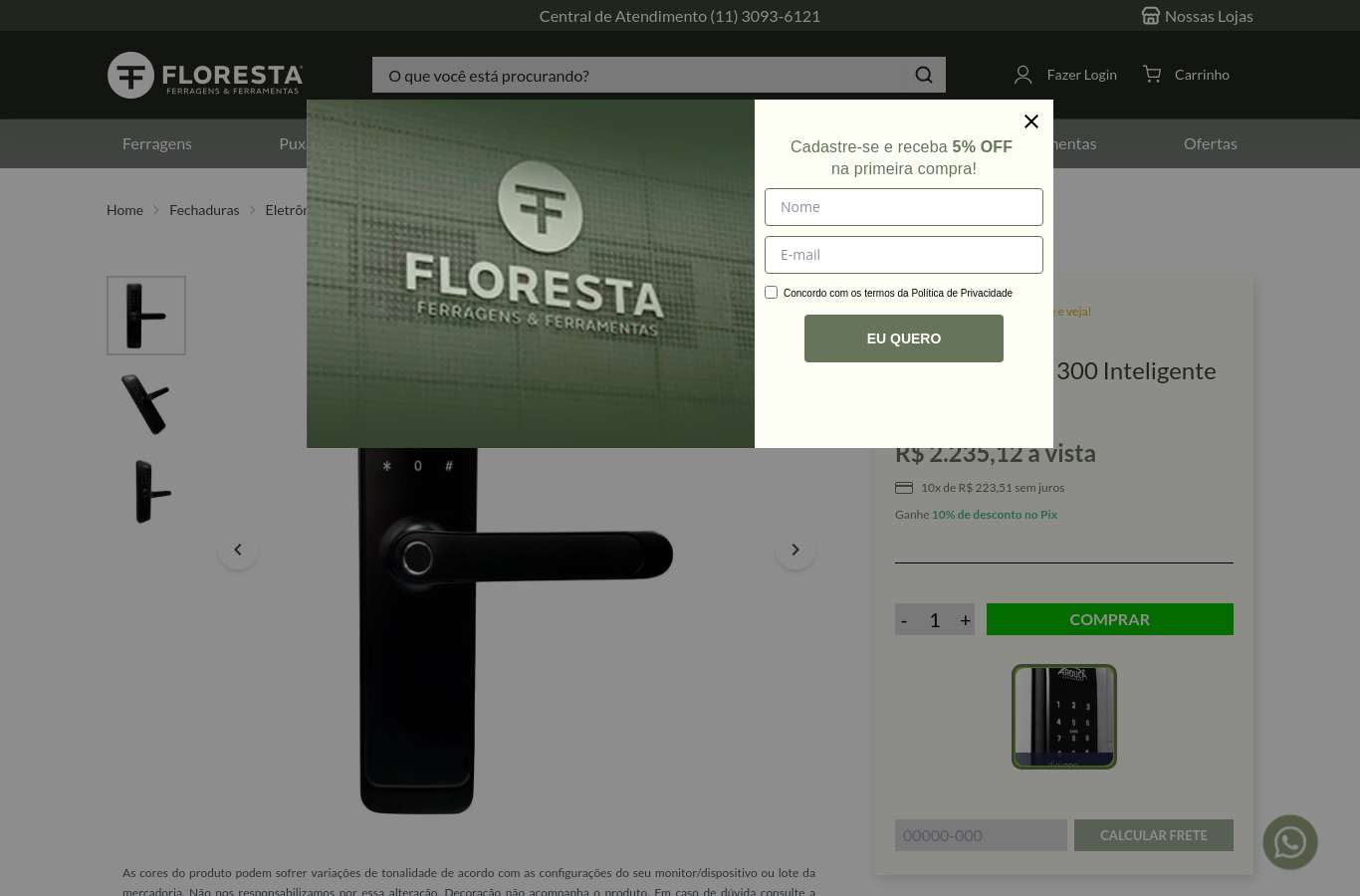 Página de produto