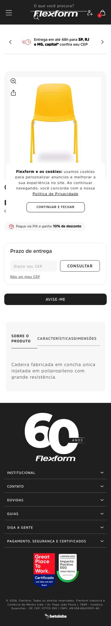 Página de produto · mobile (390px)