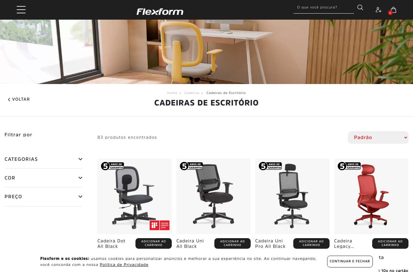 Vitrine de categoria