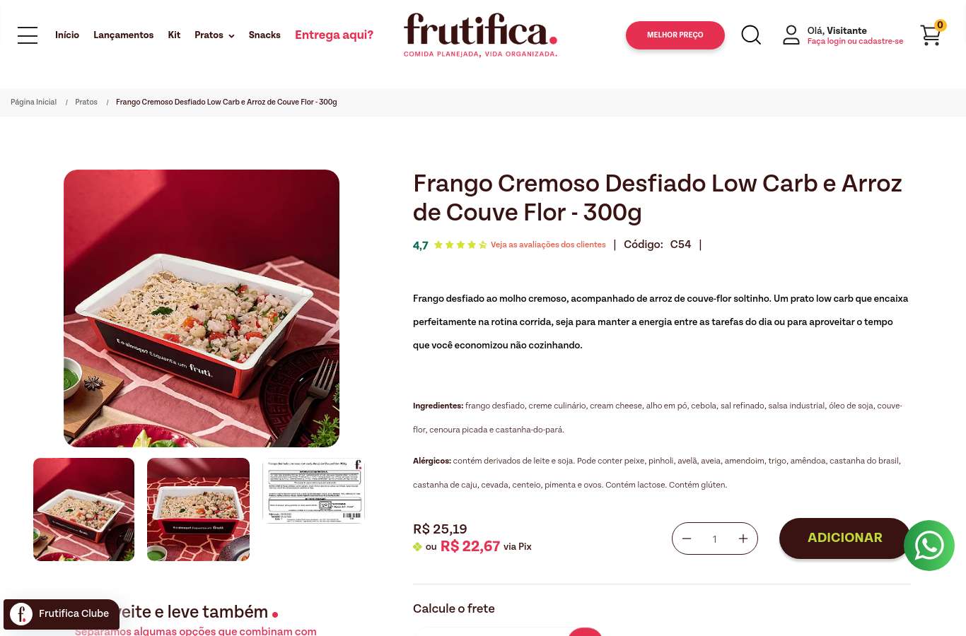 Página de produto