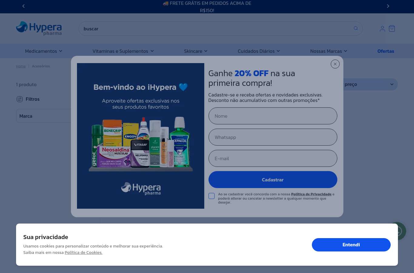 Vitrine de categoria