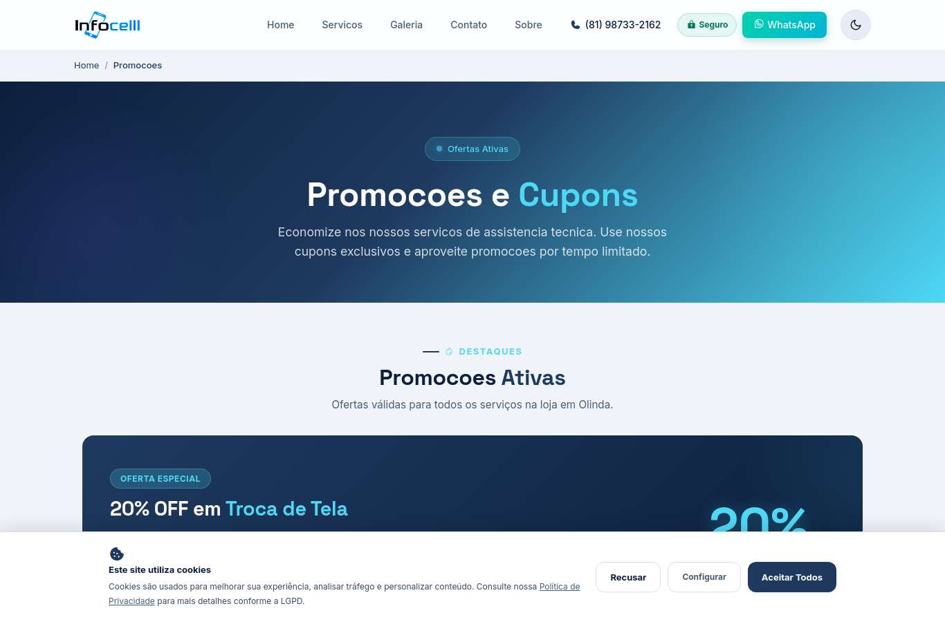 Vitrine de categoria