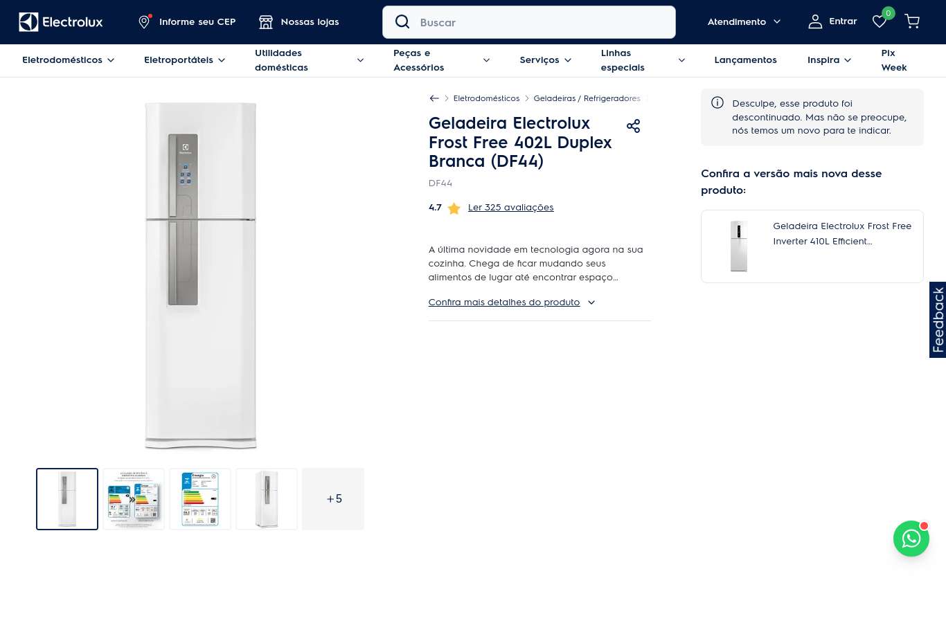Página de produto