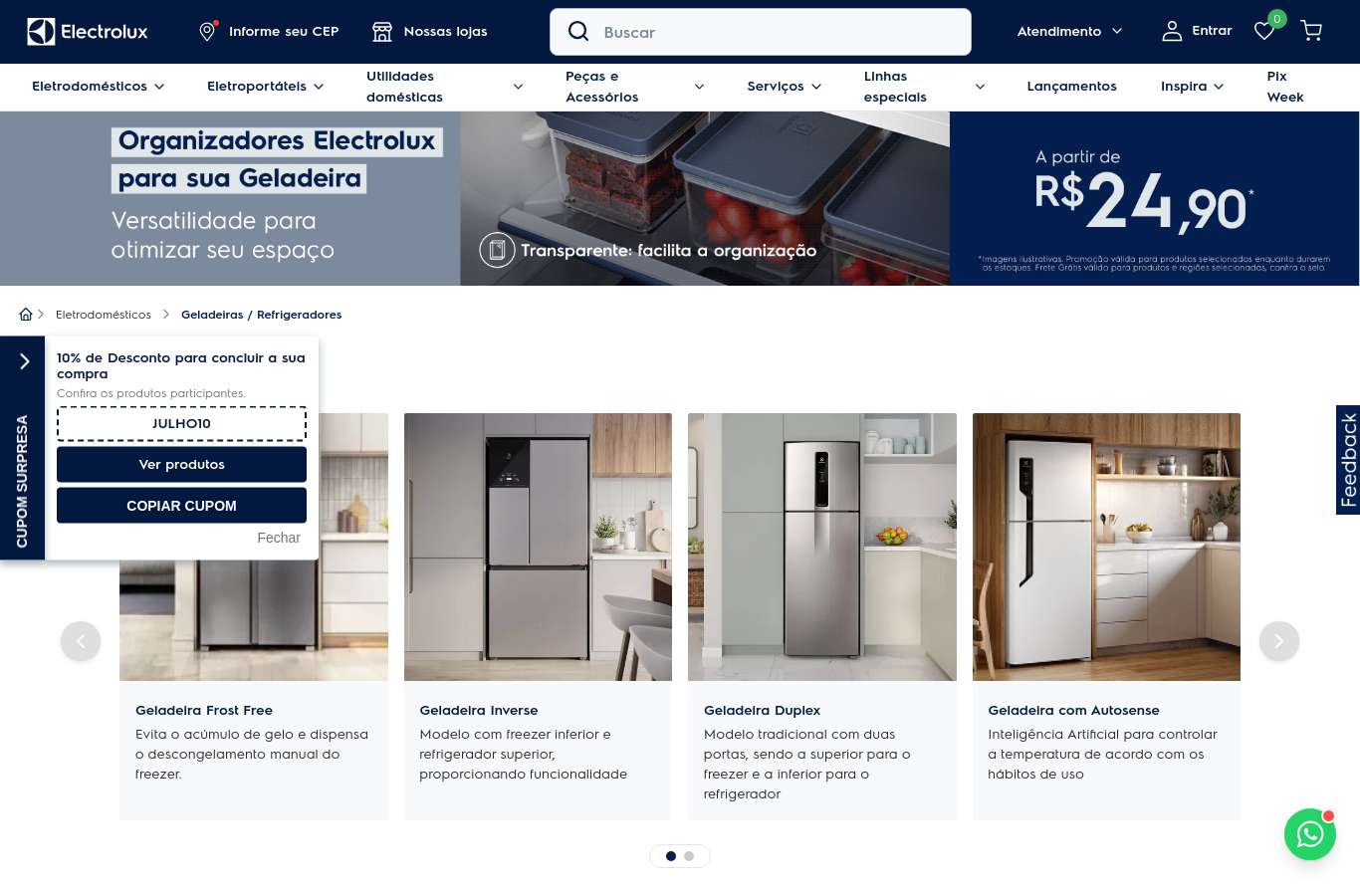 Vitrine de categoria
