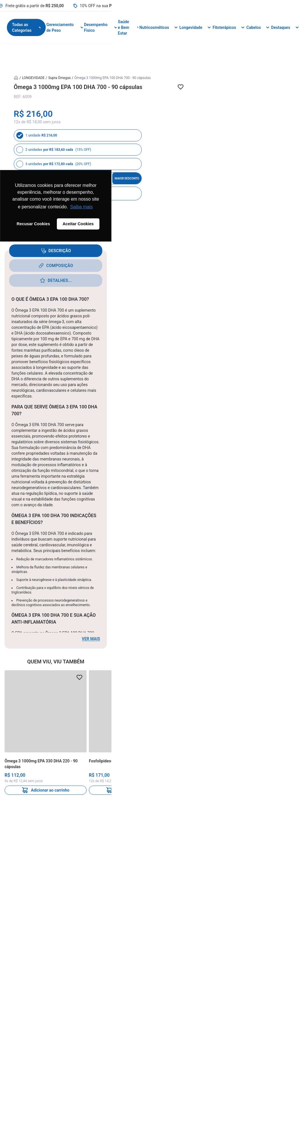 Página de produto · mobile (390px)