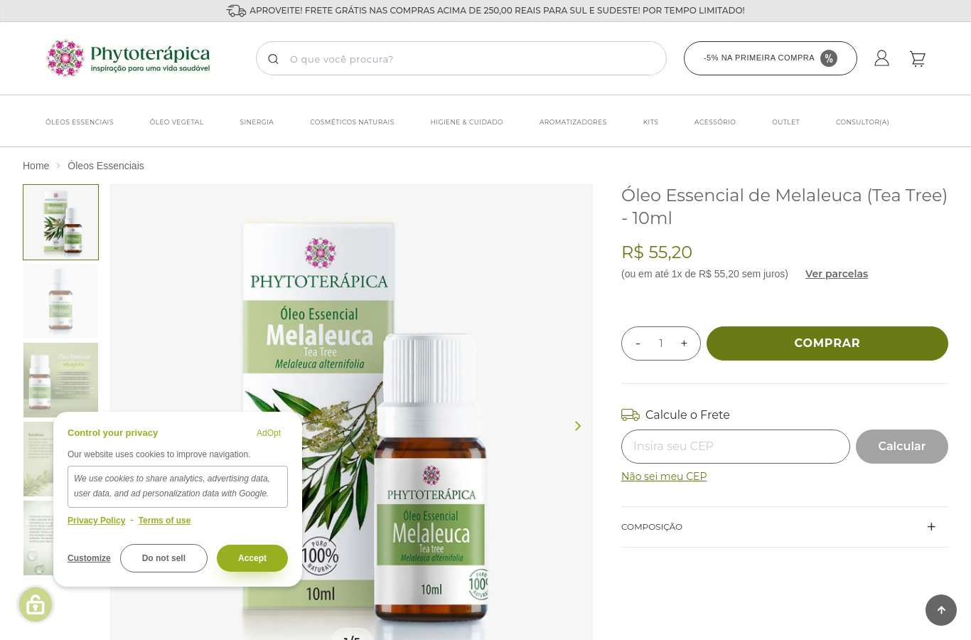 Página de produto