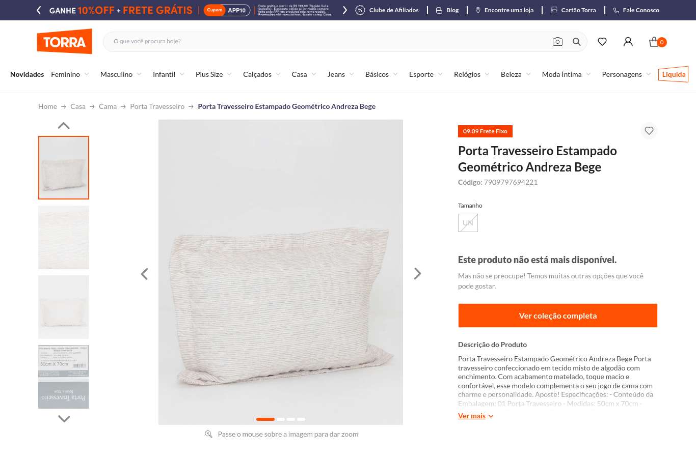 Página de produto