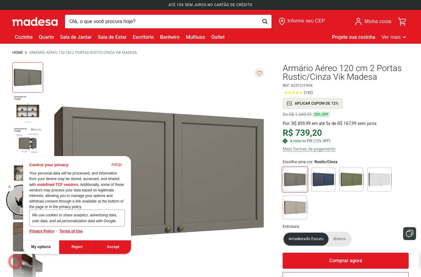 Página de produto