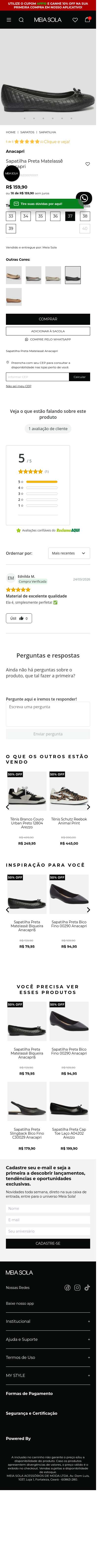 Página de produto · mobile (390px)