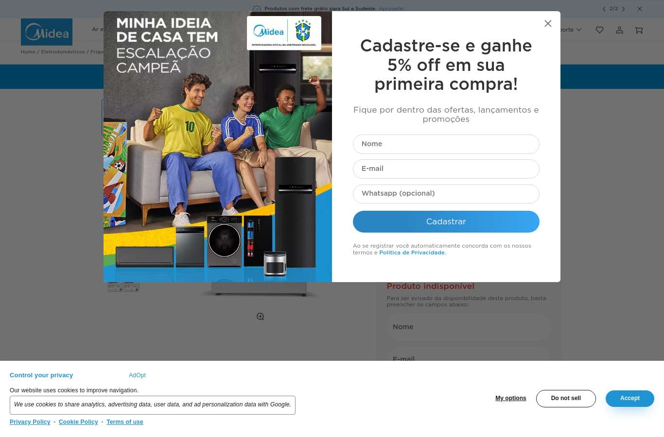 Página de produto