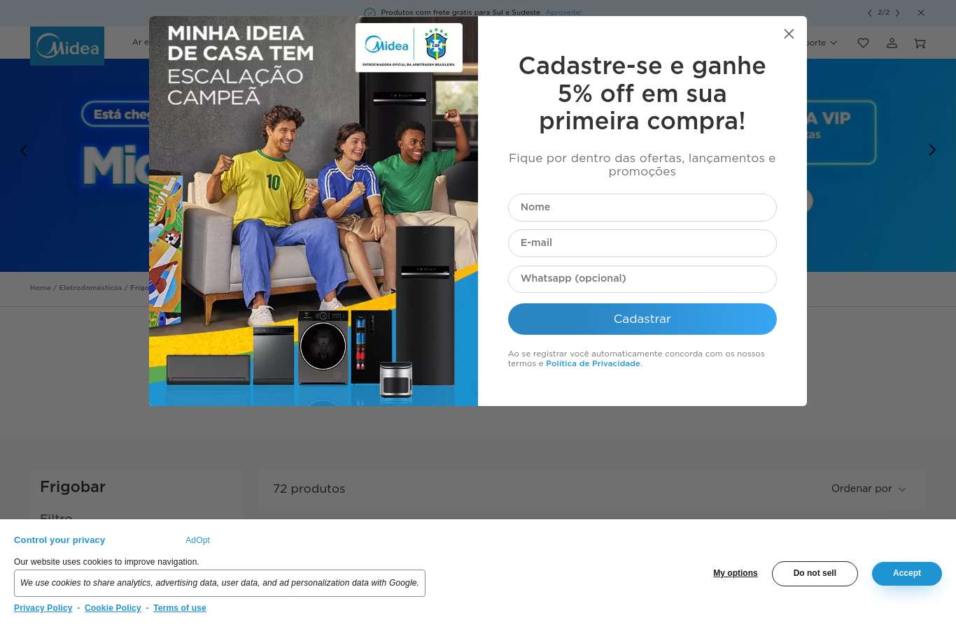 Vitrine de categoria