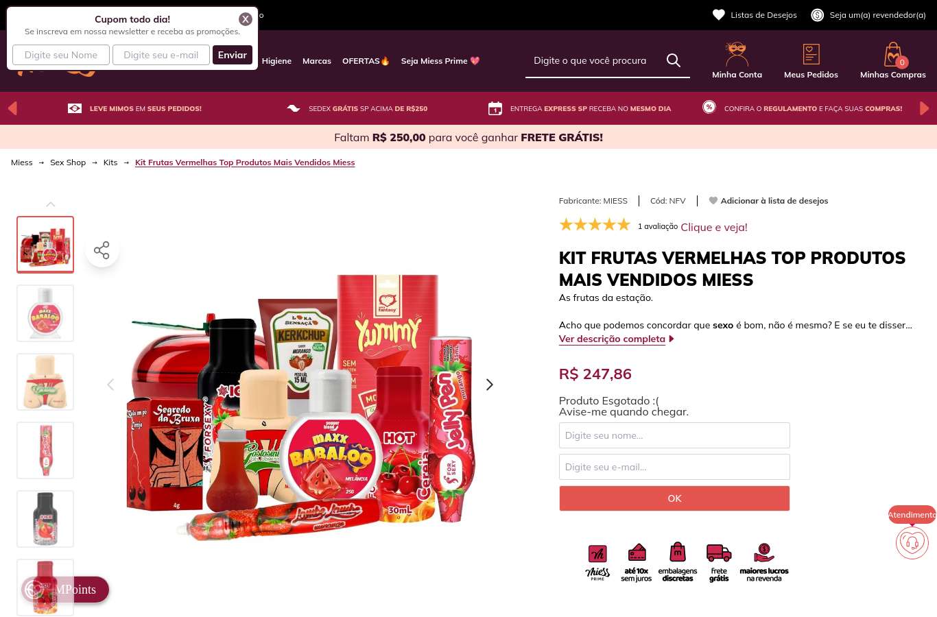 Página de produto