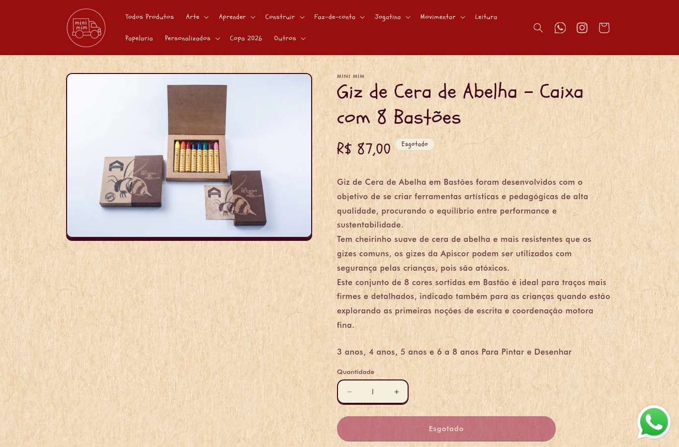 Página de produto