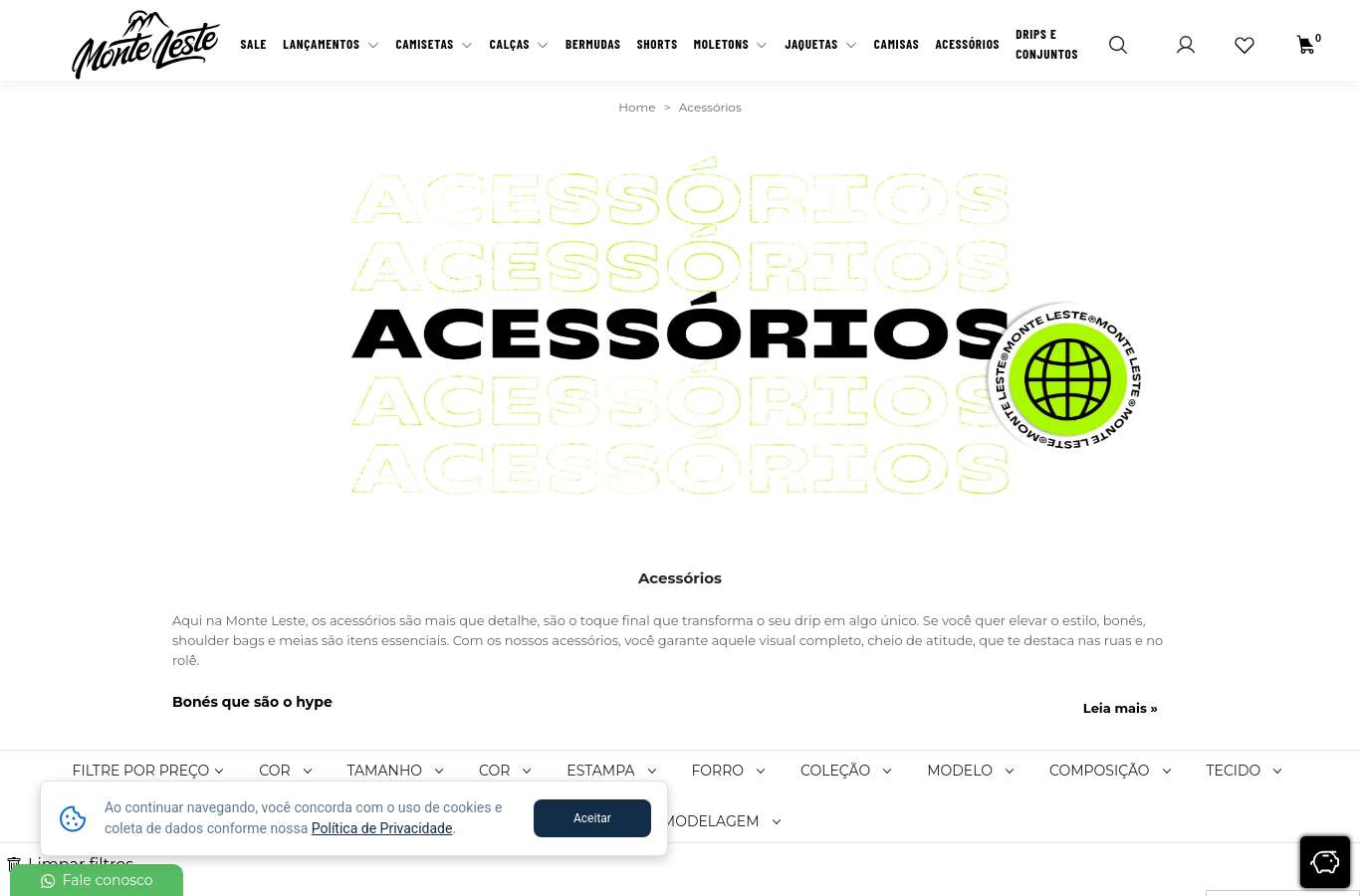 Vitrine de categoria