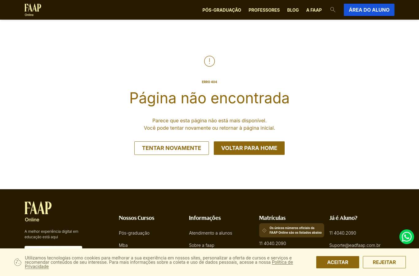 Página de produto