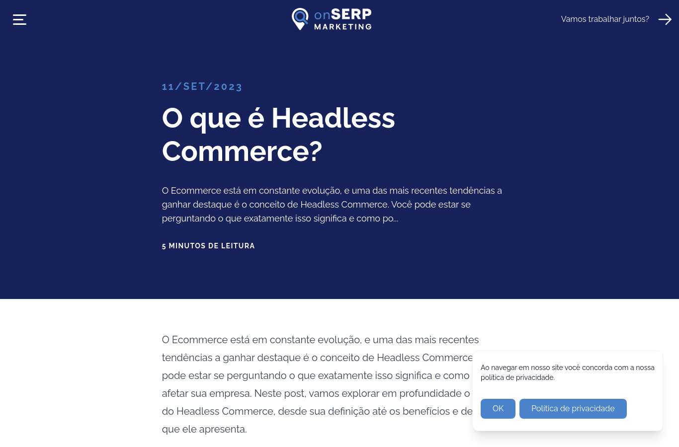Conteúdo / blog