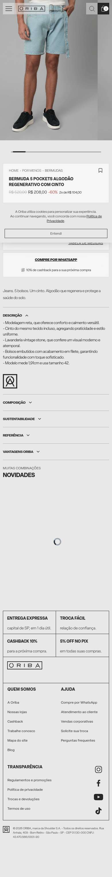 Página de produto · mobile (390px)