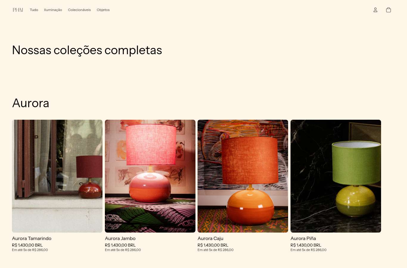 Vitrine de categoria