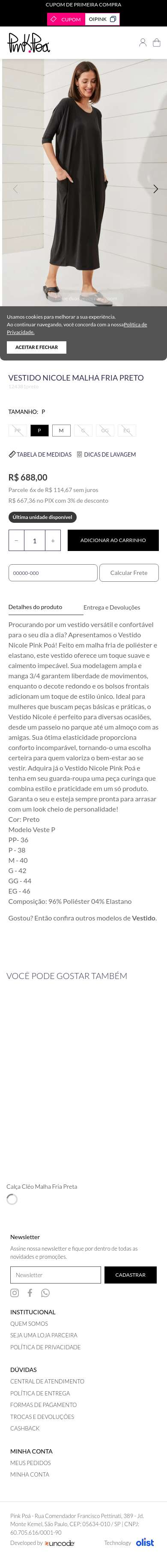 Página de produto · mobile (390px)