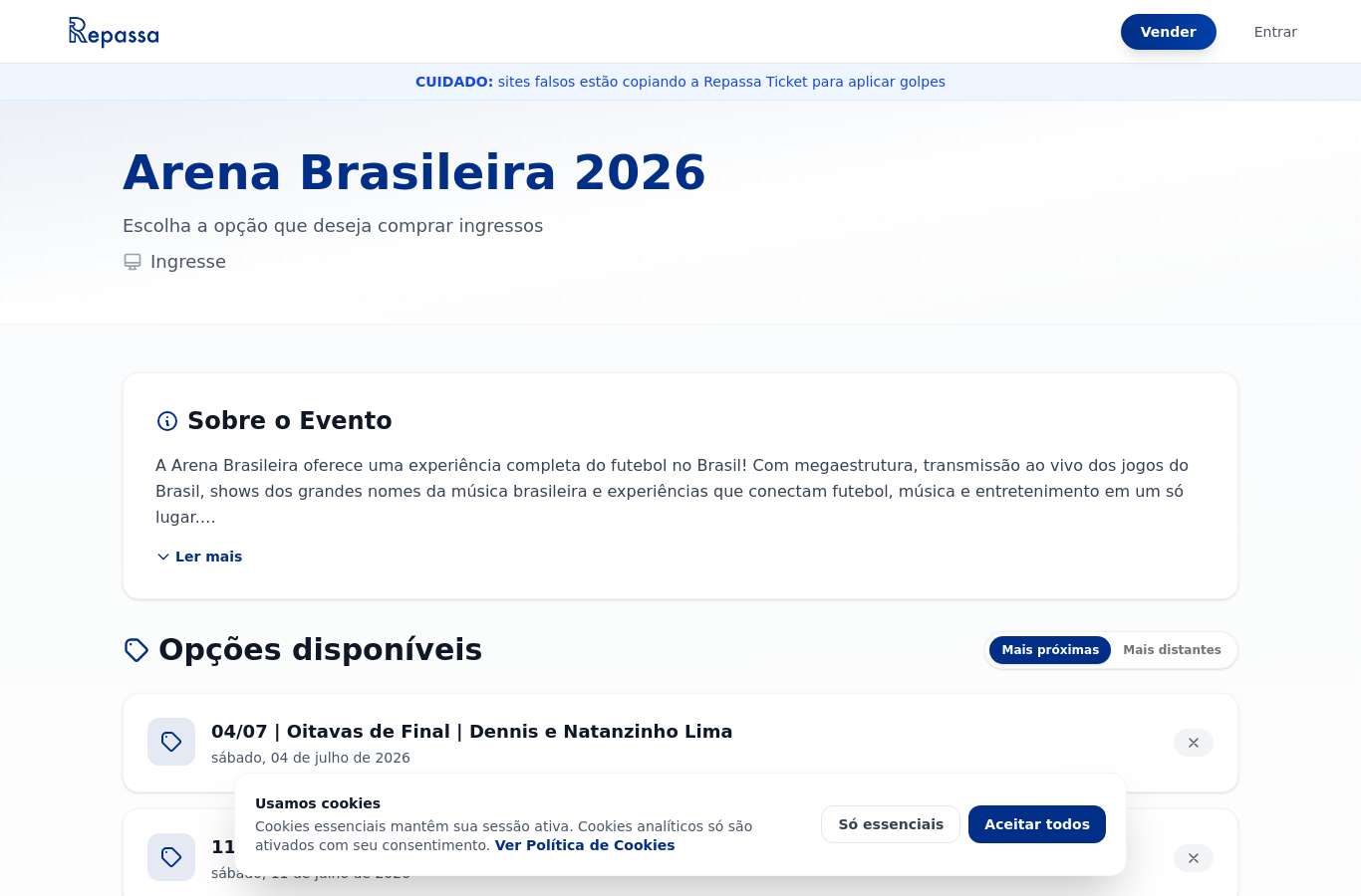 Página de produto