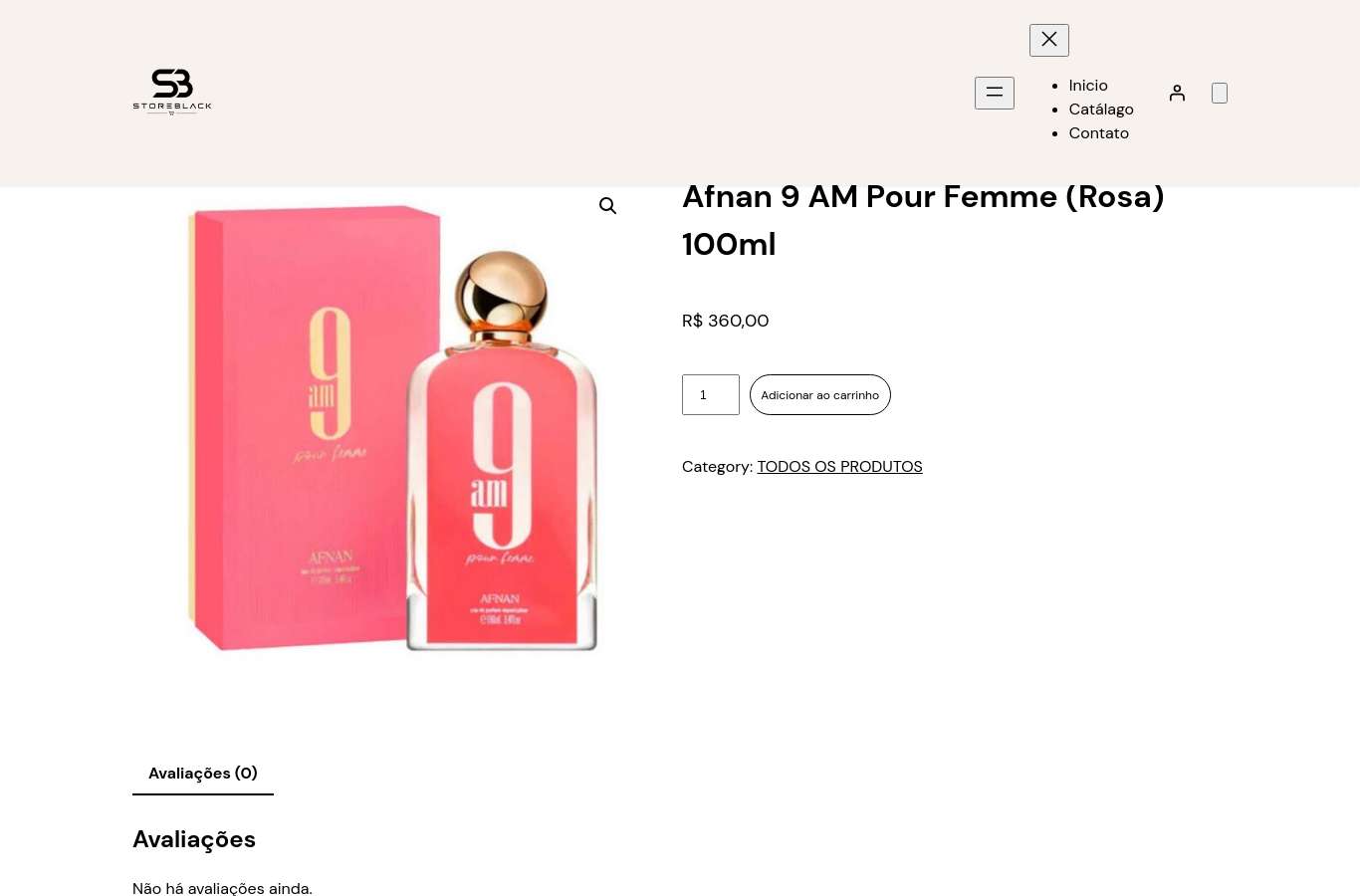 Página de produto