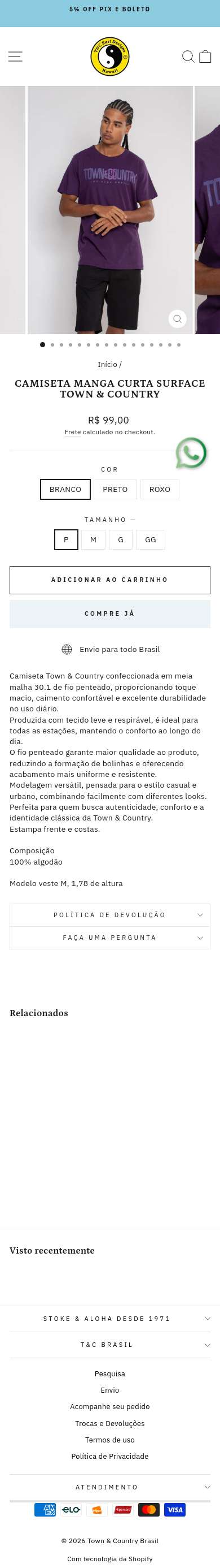 Página de produto · mobile (390px)