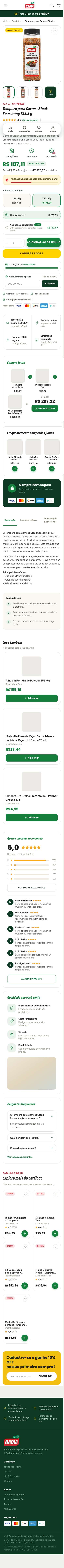 Página de produto · mobile (390px)