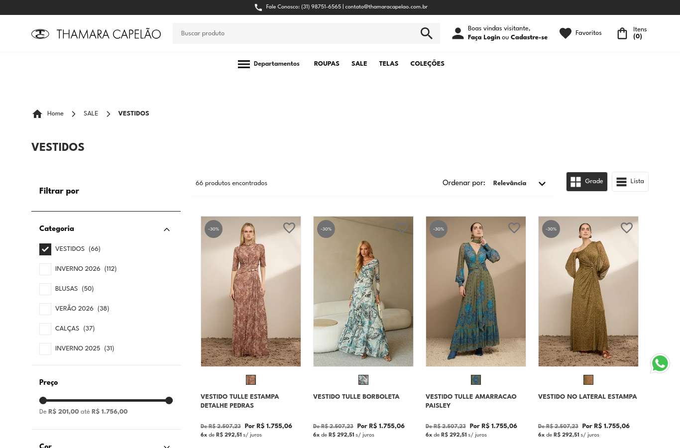 Vitrine de categoria