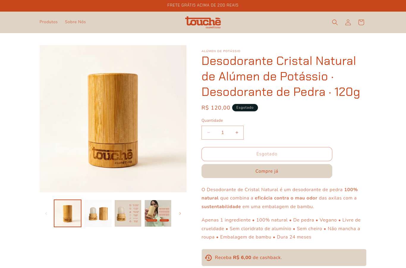 Página de produto