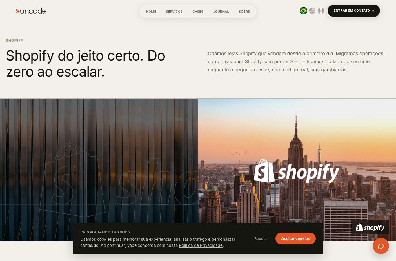 Página de produto