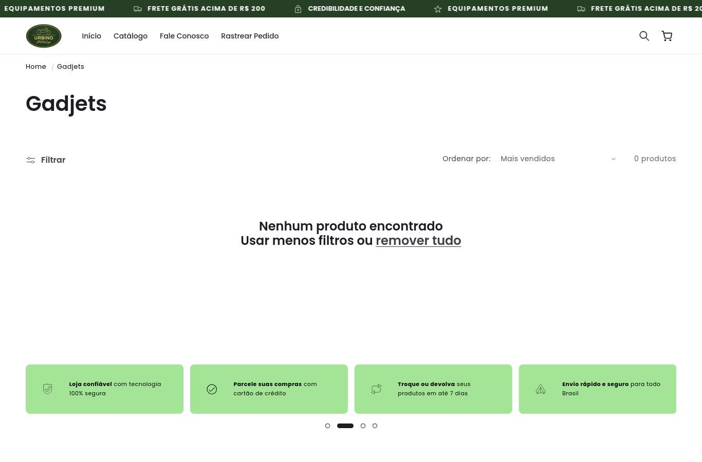 Vitrine de categoria