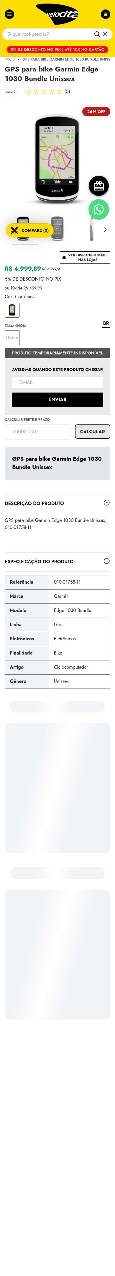 Página de produto · mobile (390px)