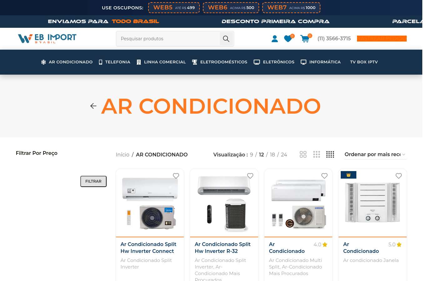 Vitrine de categoria
