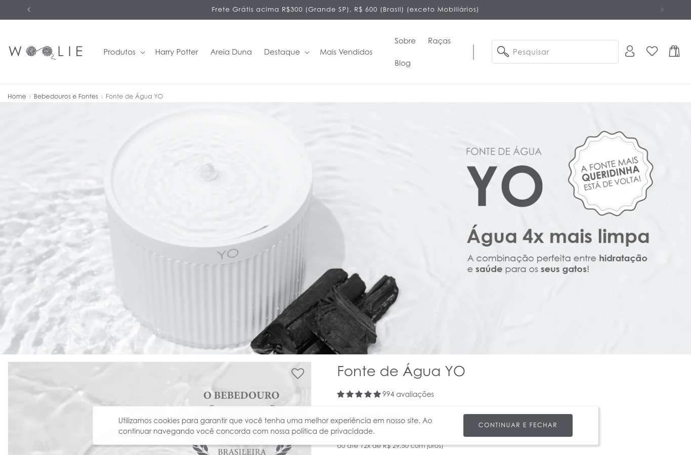 Página de produto