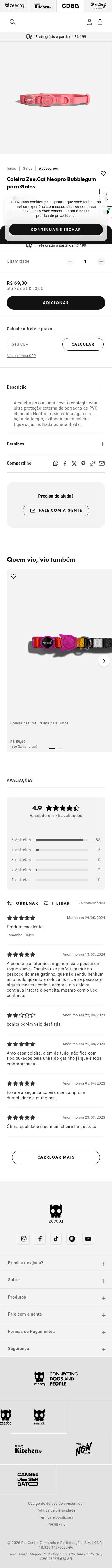 Página de produto · mobile (390px)